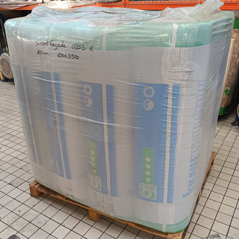 Laine de verre SMARTFACADE 035 - 3900x1200 - EP=160mm - R=4.55