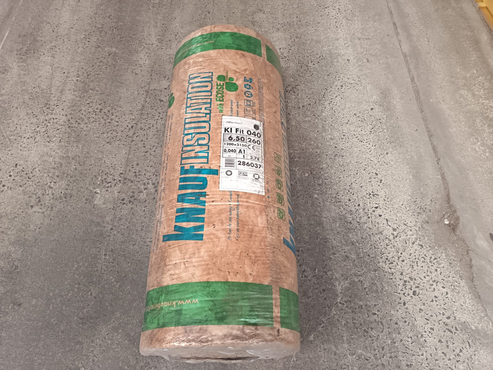 Laine de verre KIFIT040 - 2800x1200mm - EP=260mm - R=6.4