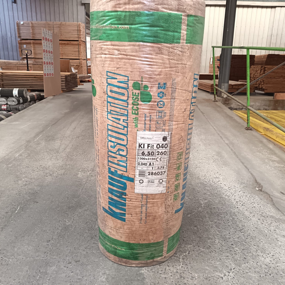 Laine de verre KIFIT040 - 2800x1200mm - EP=260mm - R=6.4