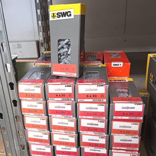 Cheville nylon boite 100 - 6mm