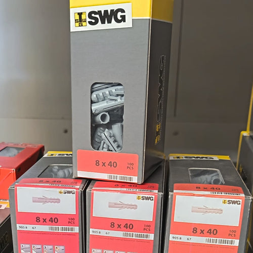 Cheville nylon boite 100 - 8mm