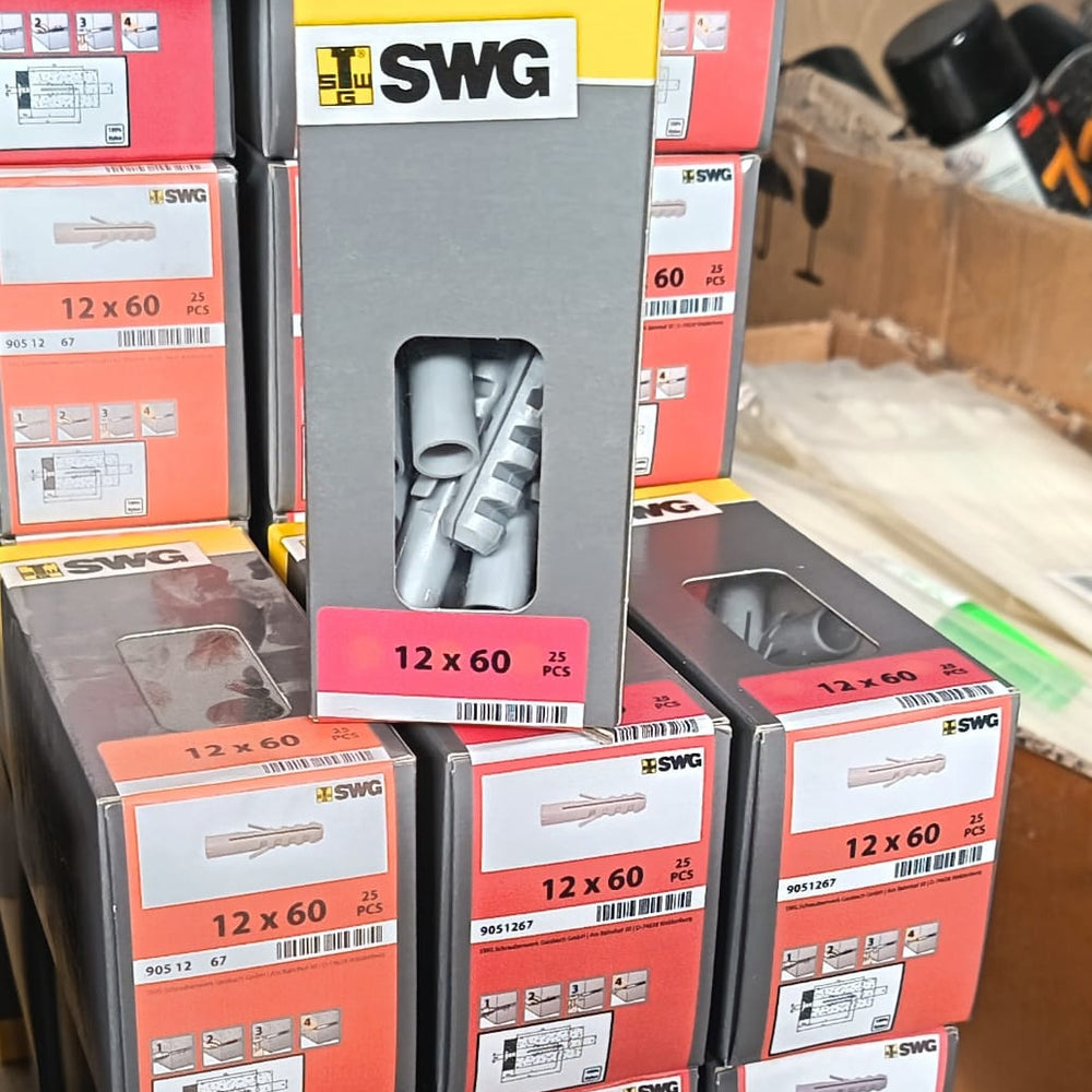 Cheville nylon boite 25 - 12mm