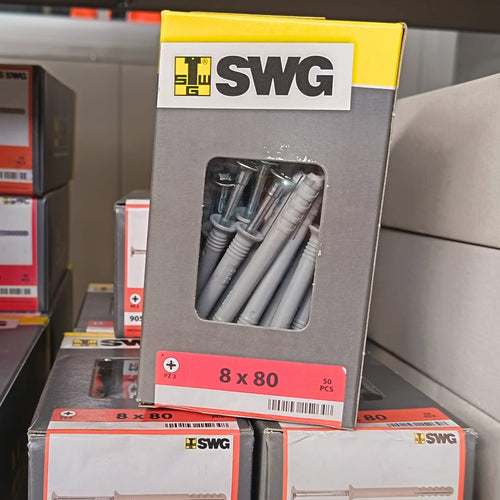 Cheville a clouer boite 50 - 8x80