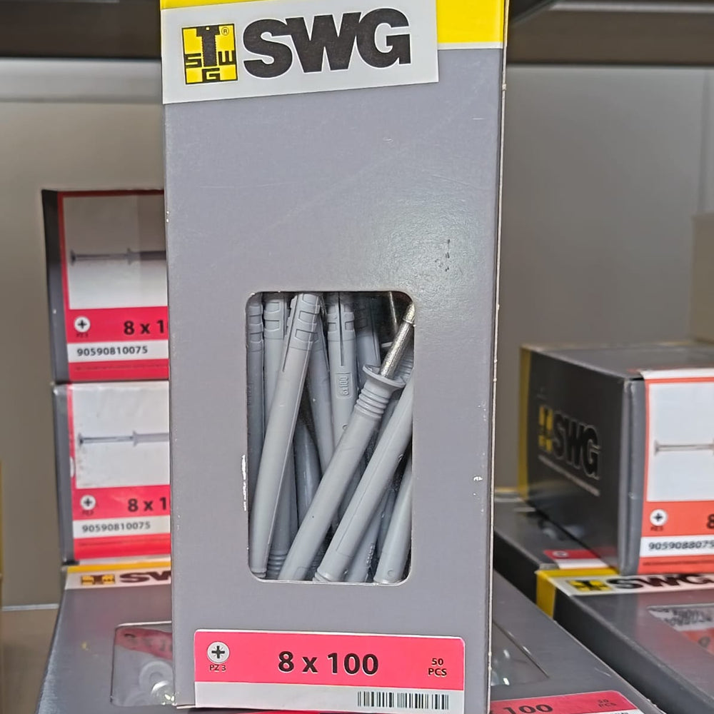 Cheville a clouer boite 50 - 8x100