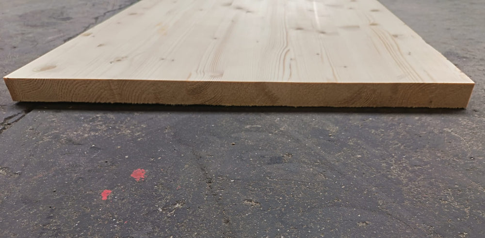 Panneau 1 pli épicéa - 2500 x 600 x 32 mm