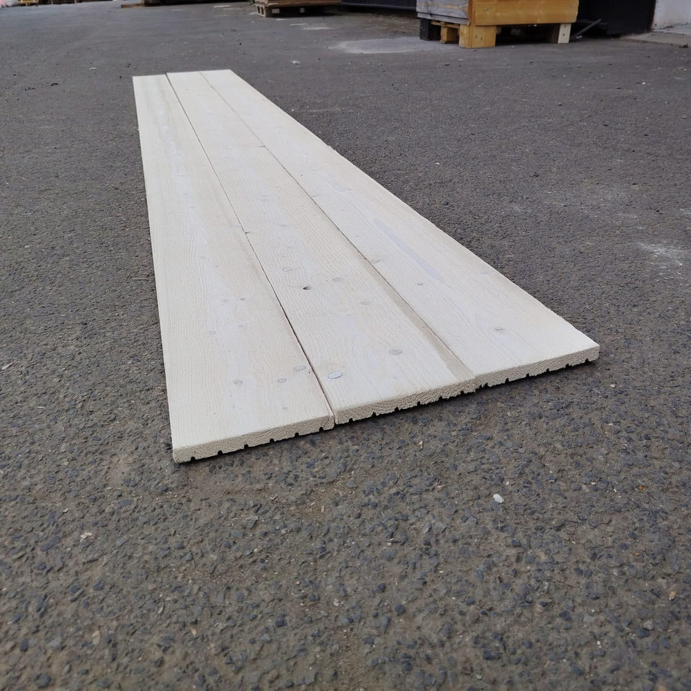Planche épicéa non traité Blanc - Brut de sciage - 18x150 - L=3m