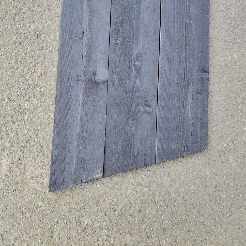 Planche épicéa non traité Noir - Brut de sciage - 18x150 - L=3m