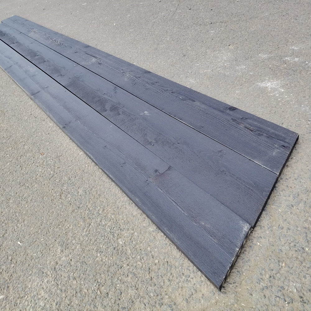 Planche épicéa non traité Noir - Brut de sciage - 18x150 - L=3m