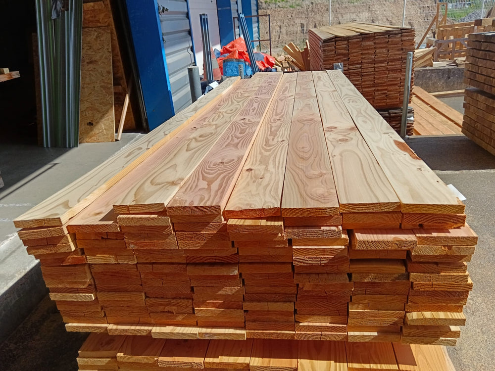 Planche calibrée douglas - 21x125 - L=3m