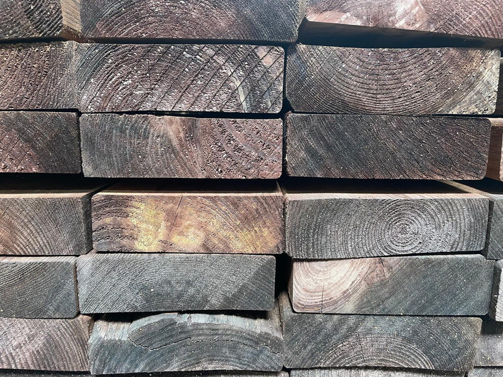 Bois d'ossature pin classe 4 vert - 45x145 - L=3m