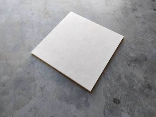 Carrelage extérieur grès cérame rectifié structuré couleur Blanc - gamme Inaq ref L976 - 60x60cm - Ep= 20mm - Novoceram