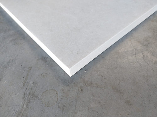 Carrelage extérieur grès cérame rectifié structuré couleur Blanc - gamme Inaq ref L976 - 60x60cm - Ep= 20mm - Novoceram