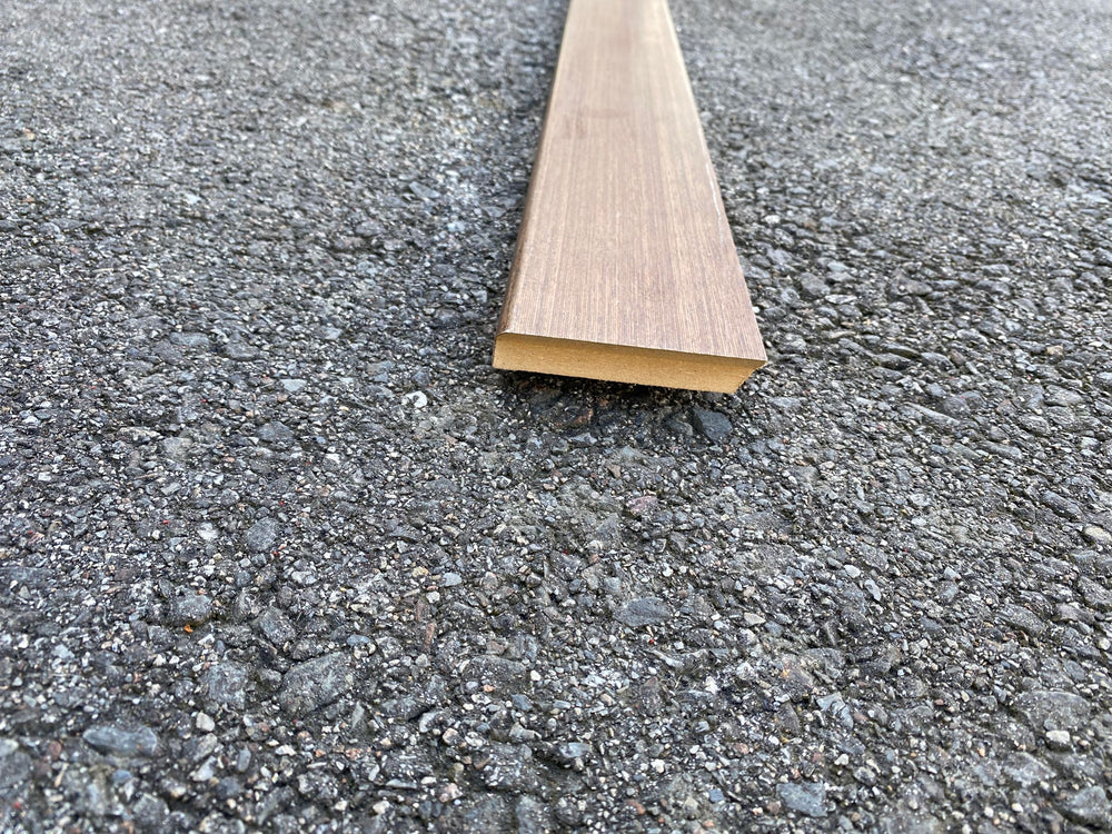 Plinthe wenge bois exo classe 4 - 13x80 - L=2,2m