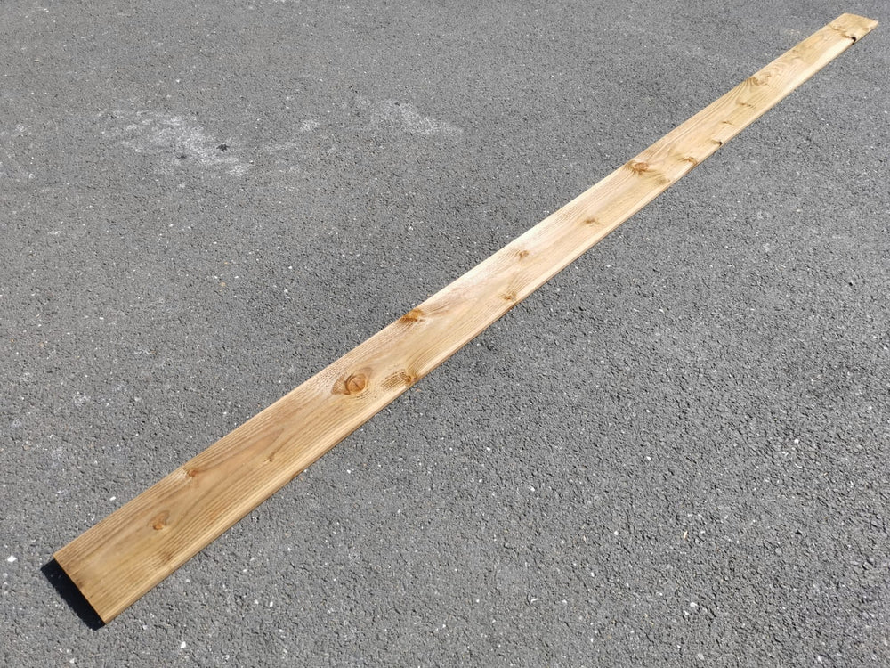 Lame de terrasse douglas classe 3 marron - 25x165 - L=4m (profil Pyla)