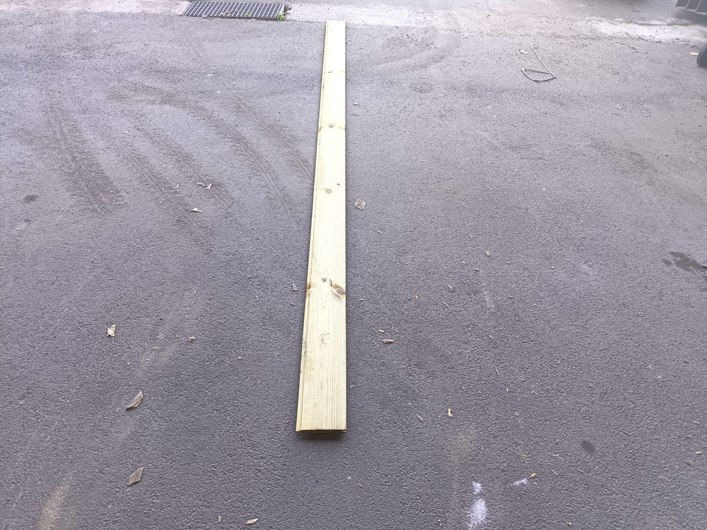 Bardage pin classe 4 vert - 22x133 - L=3,29m