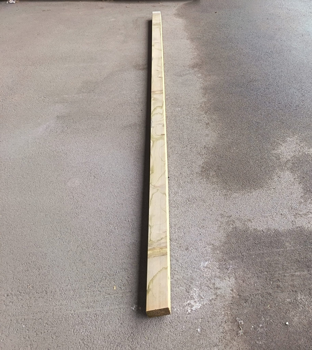 Lambourde pin classe 3 vert - 68x90 - L=3,3m (choix A)