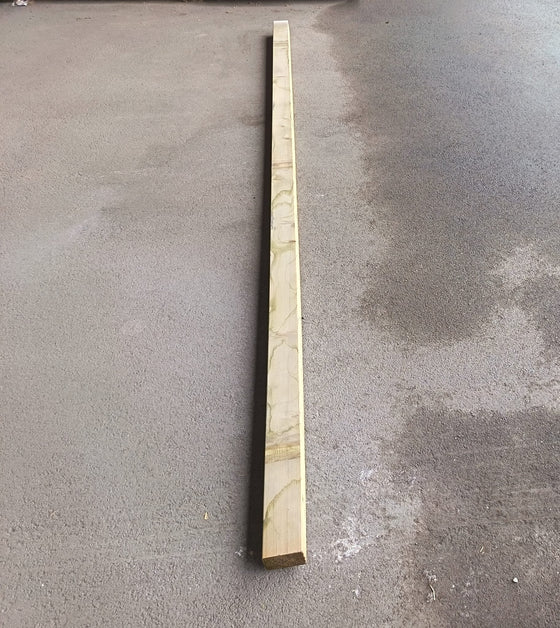 Lambourde pin classe 3 vert - 68x90 - L=3,3m (choix A) — vue 3