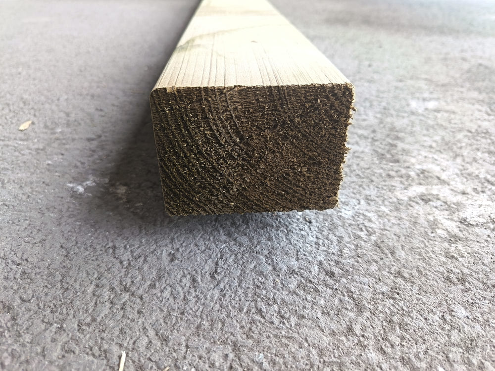 Lambourde pin classe 3 vert - 68x90 - L=3,3m (choix A)