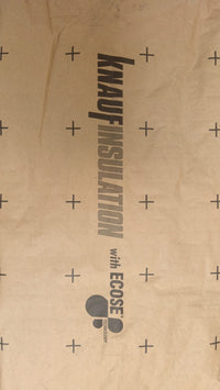 Isolant laine de verre Knauf insulation - Ep=120mm - 1300 x 1200mm