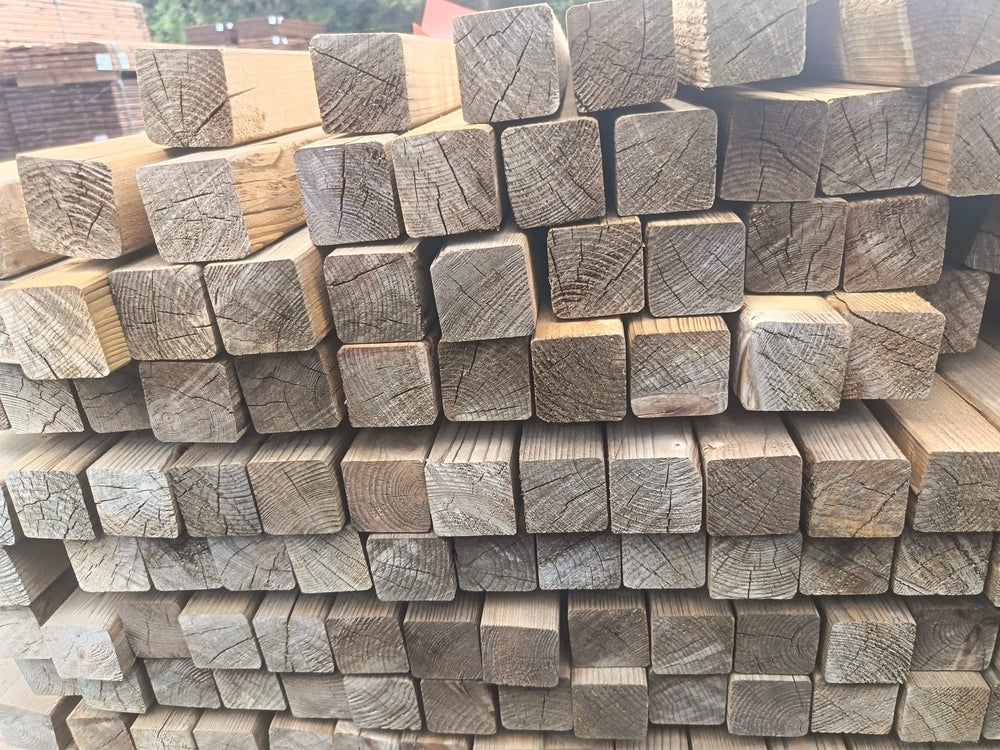 Tasseau sapin classe 3 vert - 45x45 - L=4,5m