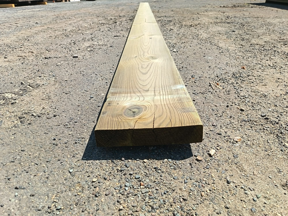 Bois d'ossature pin classe 4 vert - 45x220 - L=6m