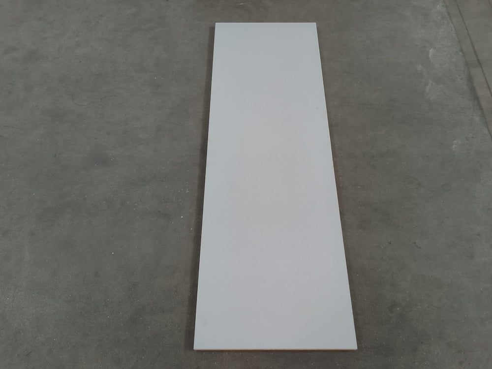 Plan de travail stratifié gris alu - 1800 x 600 x 28 mm
