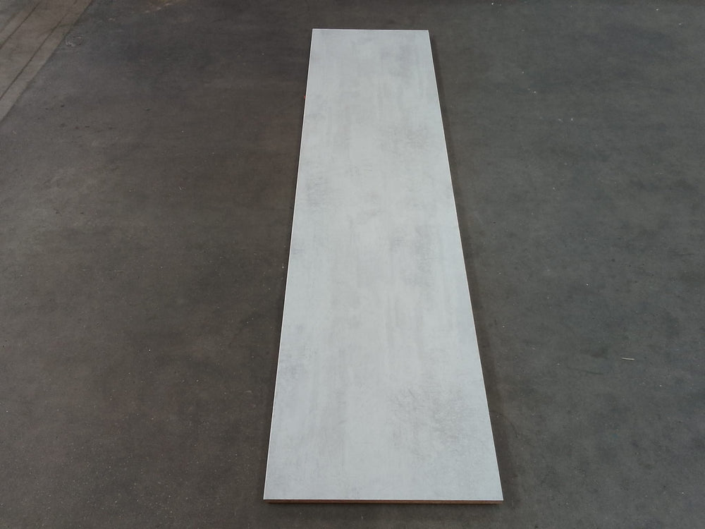 Plan de travail stratifié béton blanc - 2470 x 635 x 28 mm