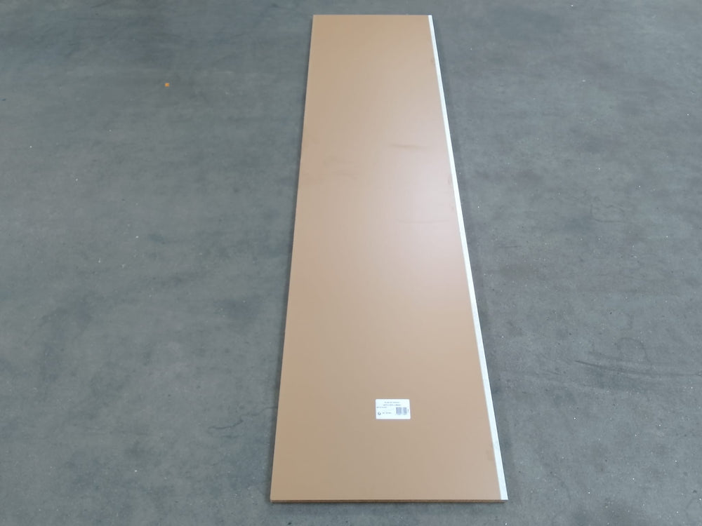 Plan de travail stratifié béton blanc - 2470 x 635 x 28 mm