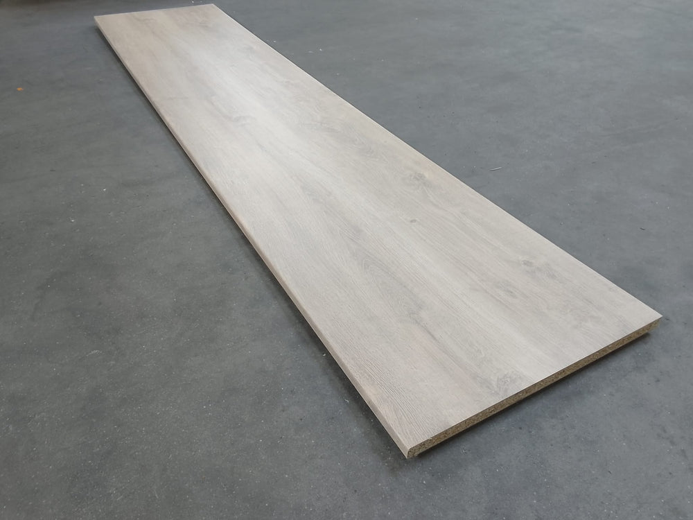 Plan de travail stratifié chêne gris - 2800 x 620 x 28 mm