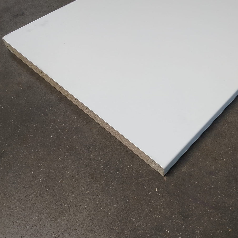 Plan de travail stratifié blanc - 2800 x 620 x 38 mm