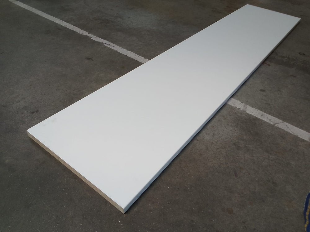 Plan de travail stratifié blanc - 2800 x 620 x 38 mm