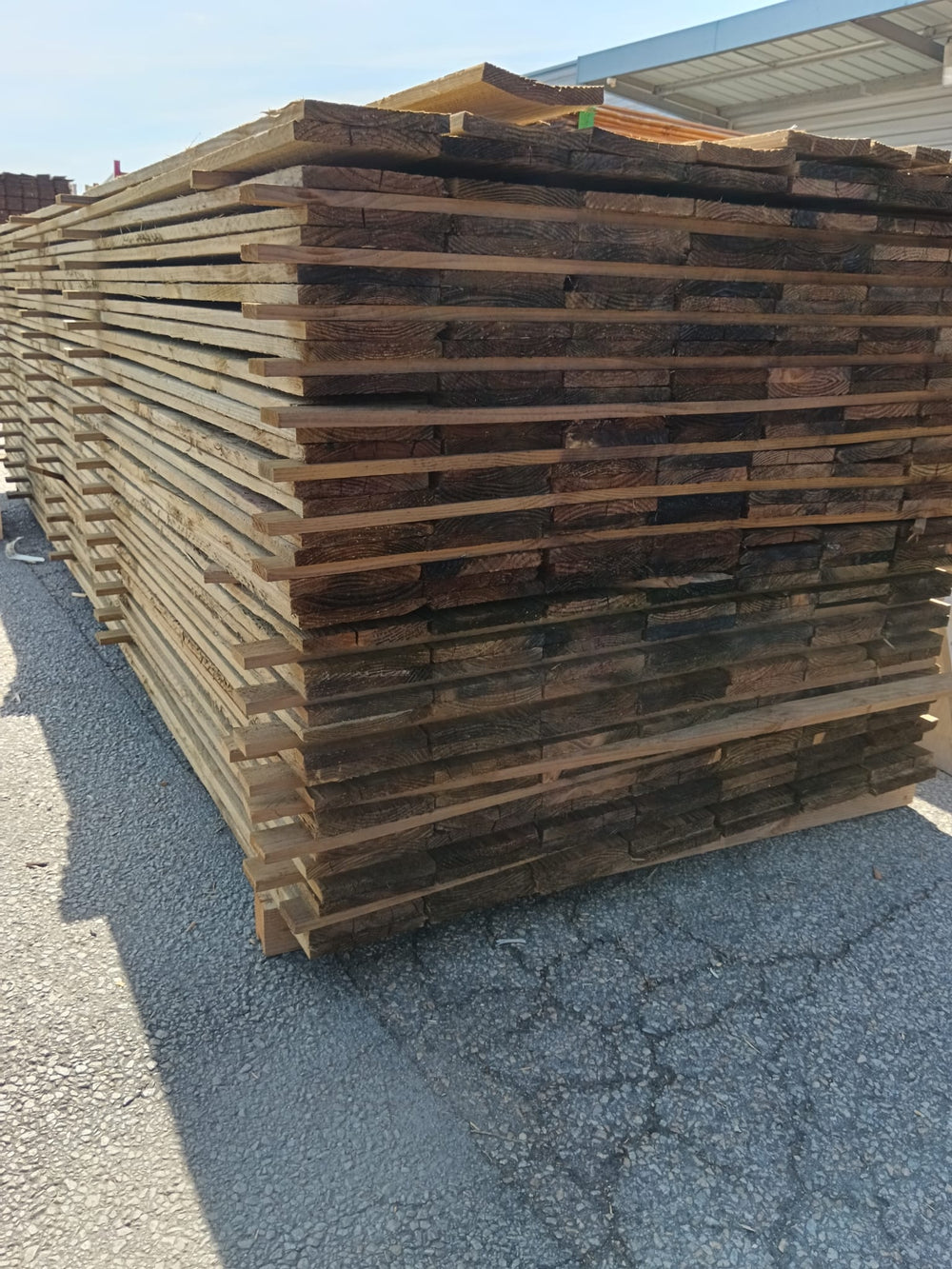 Bardage agricole douglas classe 3 vert - 18x150 - L=3,5m