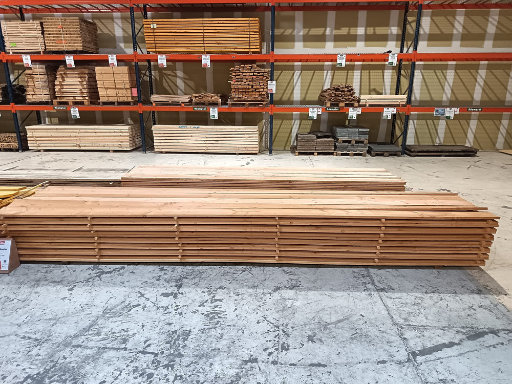 Planche douglas - 25x200 - L=4m