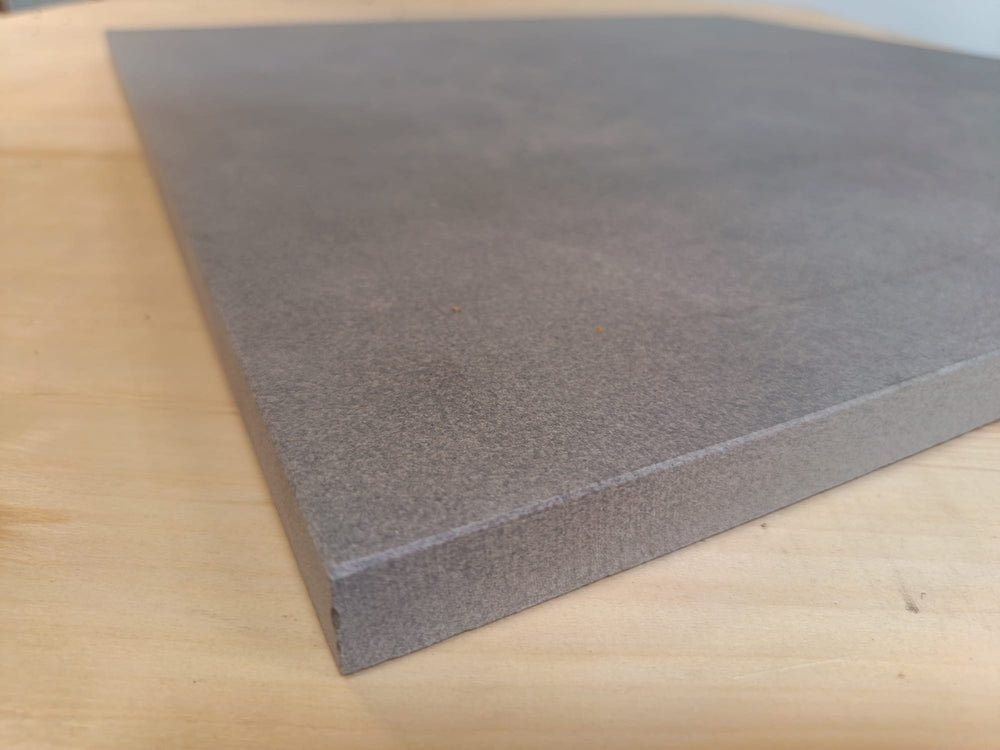 Carrelage extérieur grès cérame rectifié structuré couleur Plomb - gamme Fast ref G337 - 60x60cm - Ep= 20mm - Novoceram