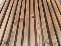 Bardage douglas classe 3 marron faux-claire voie - 45x115 - L=4m (profil Vibrato) — vue 5