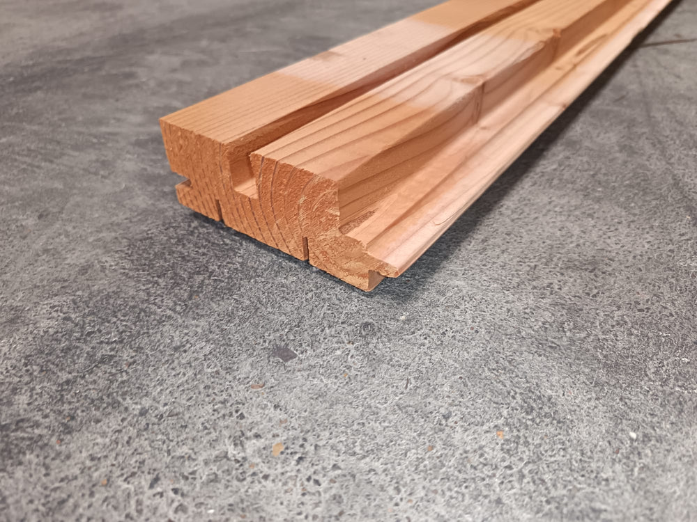 Bardage douglas - 45x115 - L=4m (profil Vibrato)