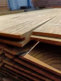 Planche de rive rainurée pin classe 4 vert - 20x215 - L=2,44m
