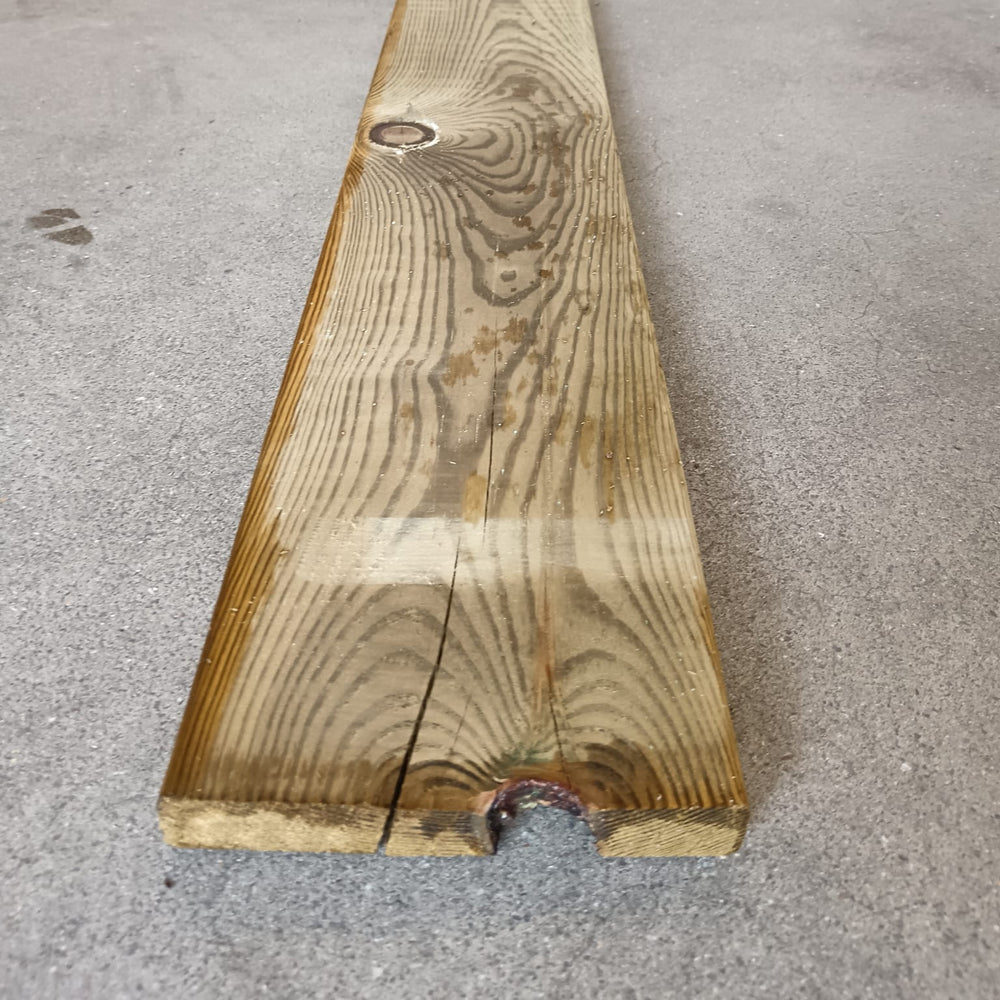 Planche rabotée pin classe 4 vert - 22x145 - L=2,5m