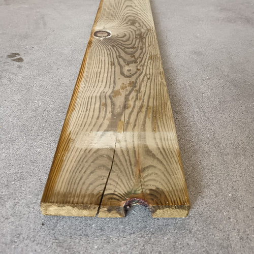 Planche rabotée pin classe 4 vert - 22x145 - L=2,5m
