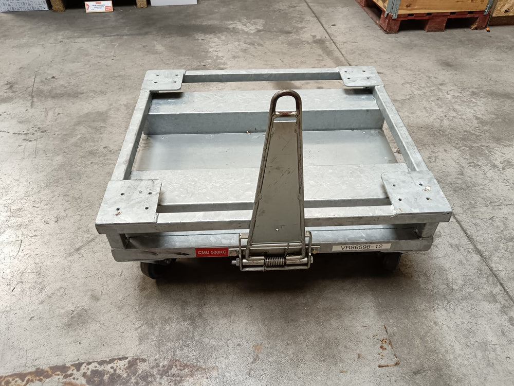 Chariot de manutention - 980 x 880 mm - hauteur 390 mm