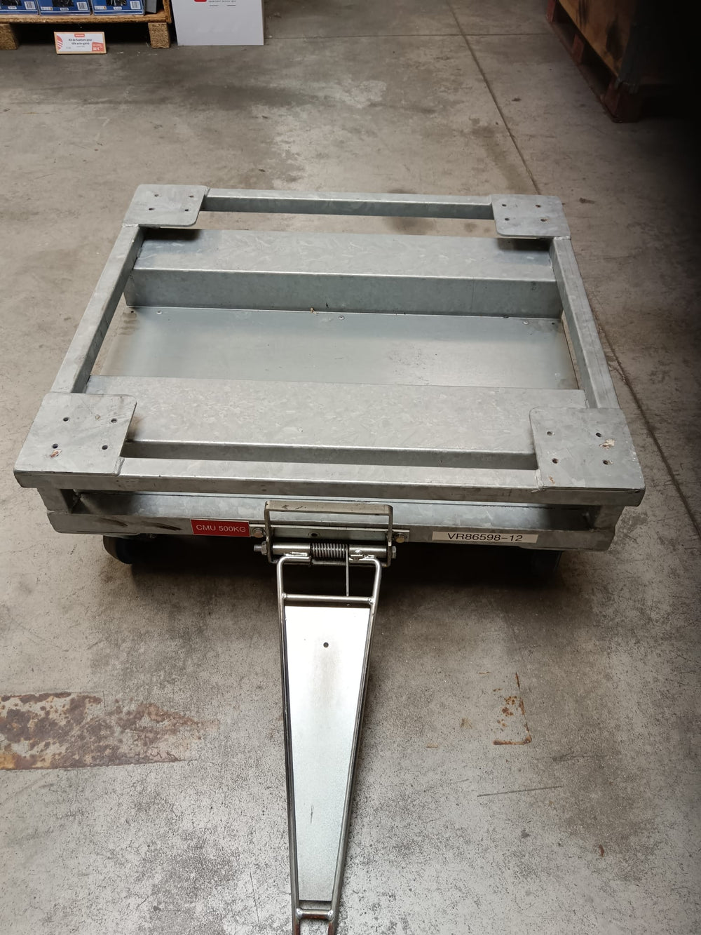 Chariot de manutention - 980 x 880 mm - hauteur 390 mm