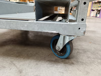 Chariot de manutention - 980 x 880 mm - hauteur 390 mm