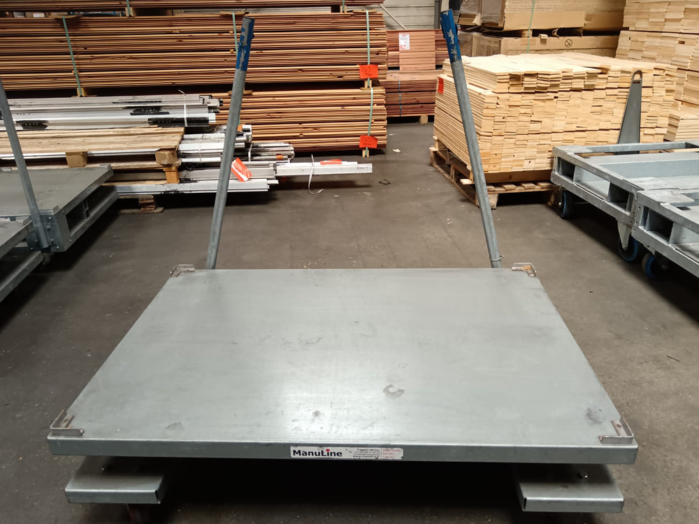 Chariot de manutention - 1250 x 850 mm - hauteur 400 mm