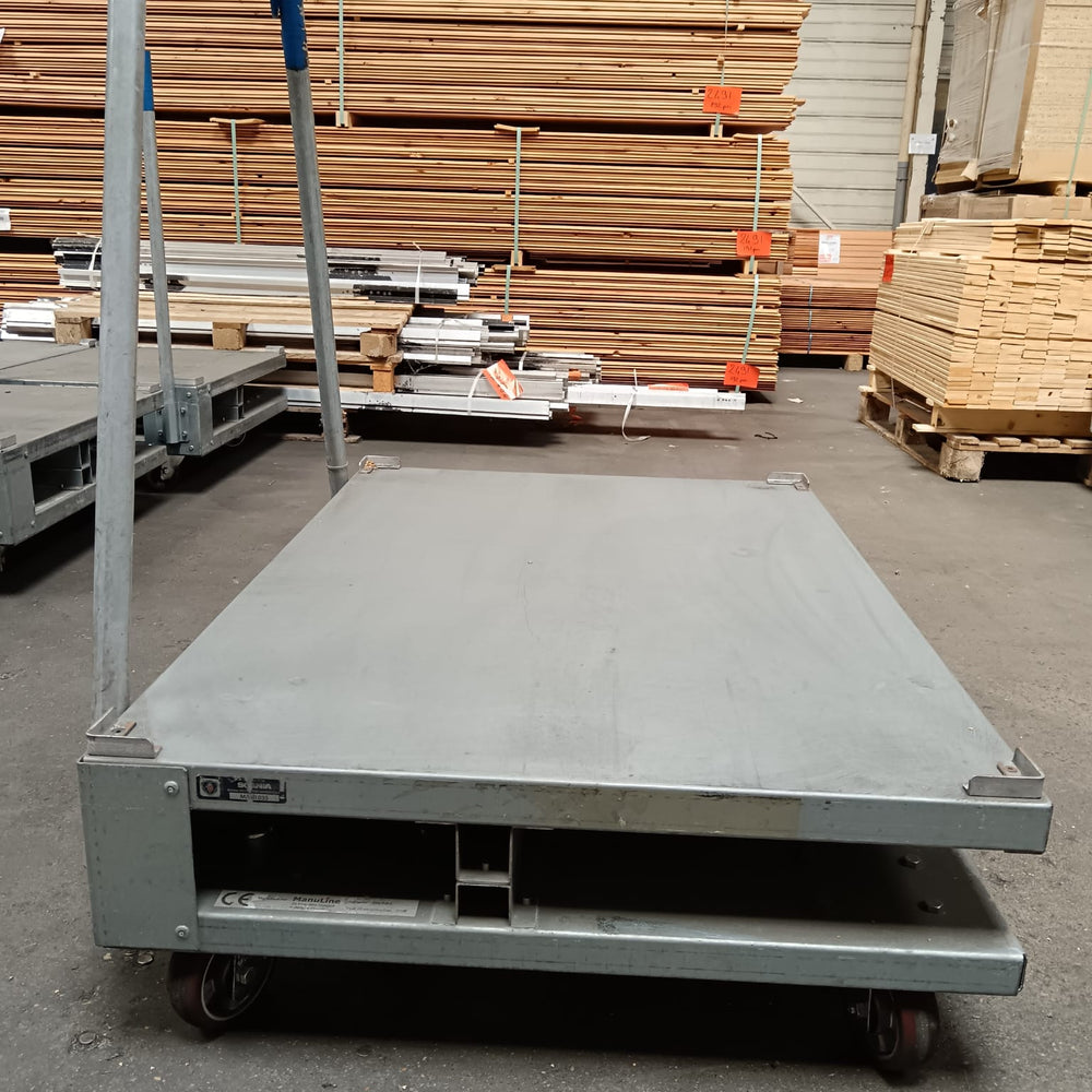 Chariot de manutention - 1250 x 850 mm - hauteur 400 mm