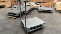 Chariot de manutention - 850 x 650 mm - hauteur 400 mm