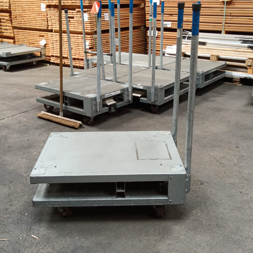 Chariot de manutention - 850 x 650 mm - hauteur 400 mm