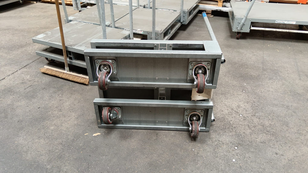 Chariot de manutention - 850 x 650 mm - hauteur 400 mm