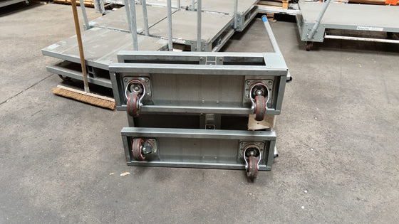 Chariot de manutention - 850 x 650 mm - hauteur 400 mm — vue 3