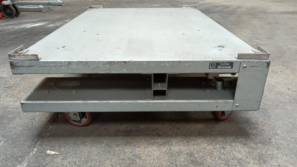Chariot de manutention - 1250 x 850 mm - hauteur 400 mm (sans poignées)