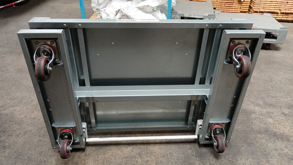 Chariot de manutention - 1250 x 850 mm - hauteur 400 mm (sans poignées)